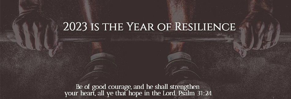 Be Strong and Courageous Religious Ministry Web Banner